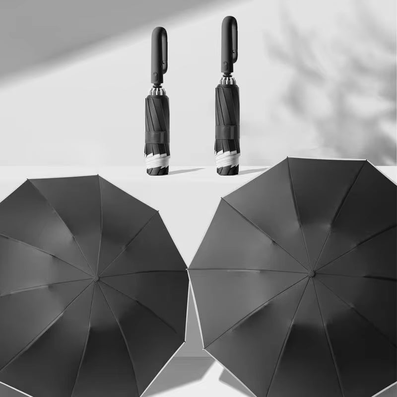 Xiaomi Windproof Umbrella Strong 107CM Reinforced Automatic Folding Umbrella Large Buckle Handle Wind Water Sun Resistant New