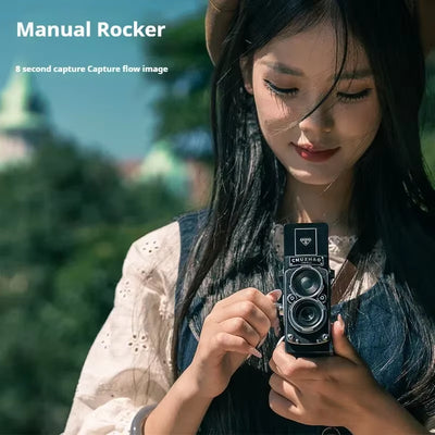 Mini CCD Shoot Cameras Dual Reflex Digital Camera Retro High-Definition Mini Camera Travel Portable Small Camer Customized CCD