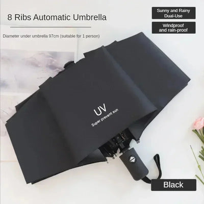 Mini Umbrella Folding Automatic anti UV Rain Sun Umbrella Fashion Portable Windproof Light Women Men Children Parasol Umbrella
