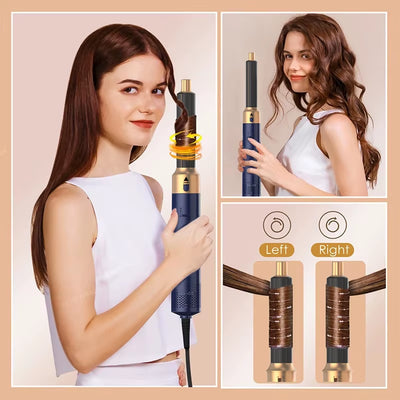 5 in 1 Multi Styler New Design Hair Dryer for Hair 5 in 1 Hair Styler with Curling Barrel Hot Air Brush Styling Tool Multistyler