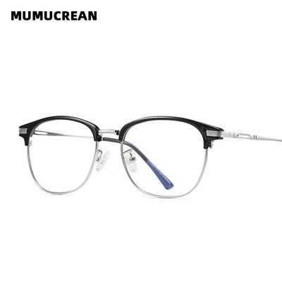 New Anti-Blu-Ray round Glasses TR90 and Metal Men'S and Women'S Same Computer Mirror Competitive Gaming Goggles Glasses
