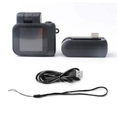 Mini Camera with Screen HD 1080P with Flash Lamp and Battery Dock Portable Retro Ultra Compact Mini Camera Video Recorder Y4000
