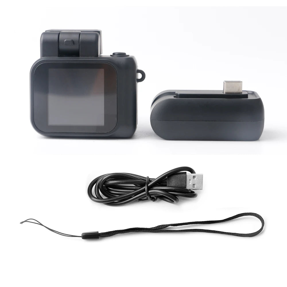 Mini Camera with Screen HD 1080P with Flash Lamp and Battery Dock Portable Retro Ultra Compact Mini Camera Video Recorder Y4000