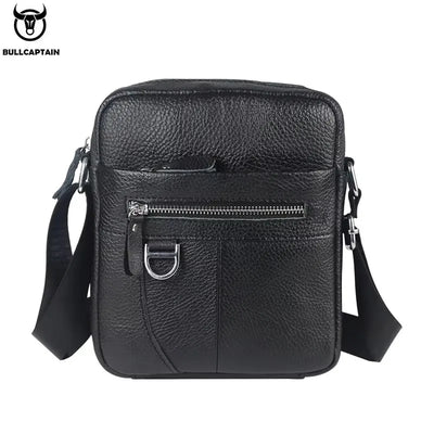 Mens Leather Messenger Bag Retro Shoulder Bags Small Crossbody Bags Purses Casual Sling Pack for Travel Handbag