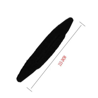 Multi Size Sponge Black Hair Styling Donut Bun Curler Maker Ring Magic Foam Donut Twist Tool Hair Clip 17.5Cm and 22.5Cm