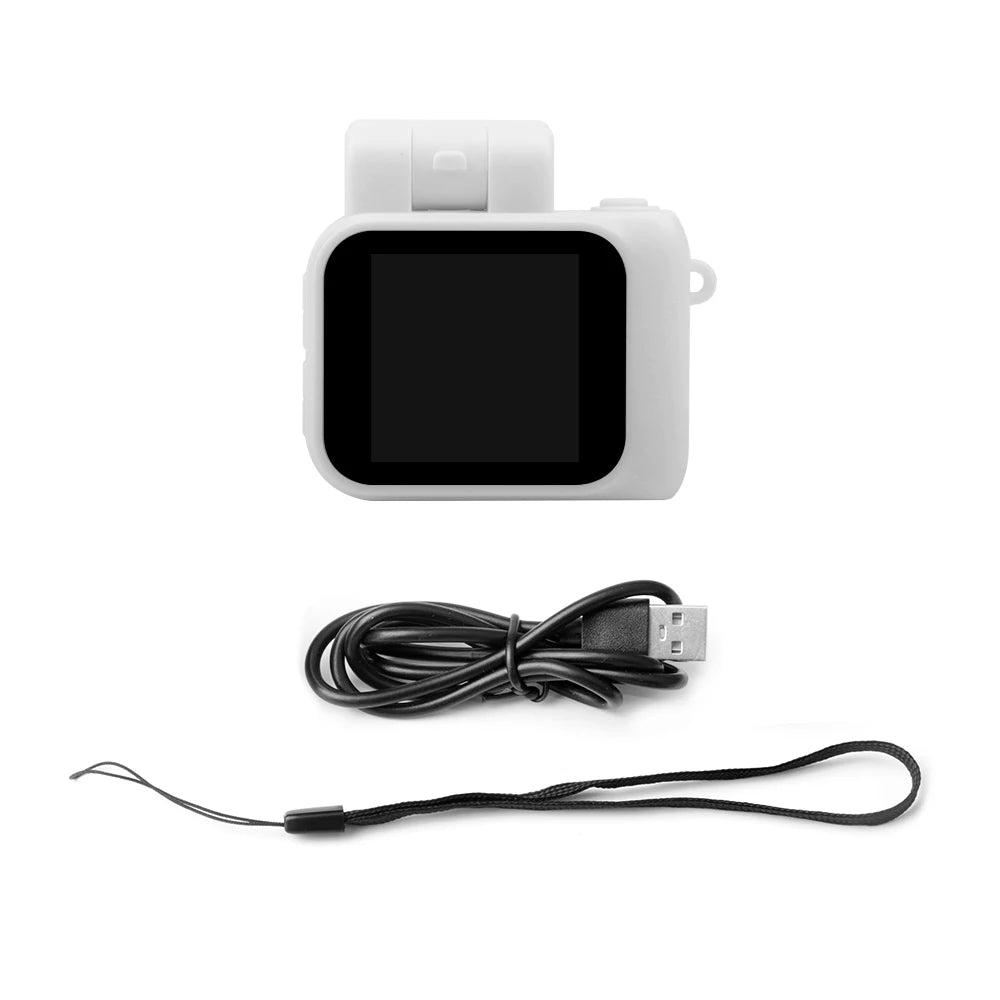 Mini Camera with Screen HD 1080P with Flash Lamp and Battery Dock Portable Retro Ultra Compact Mini Camera Video Recorder Y4000