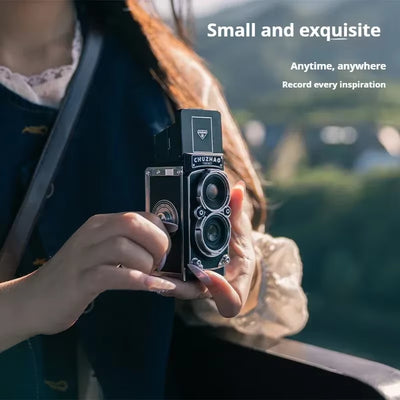 Mini CCD Shoot Cameras Dual Reflex Digital Camera Retro High-Definition Mini Camera Travel Portable Small Camer Customized CCD