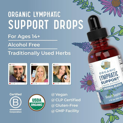 Lymphatic Support Cleansing Essence with Natural Herbs