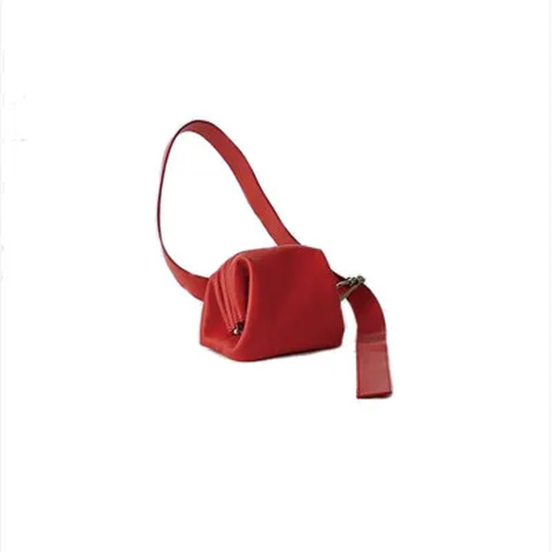 Luxury Ins New Pattern Retro Saddlewomen Messenger Bag Wide Shoulder Strap Chain Small Crossbody Bag PU Leather Luxury Designer
