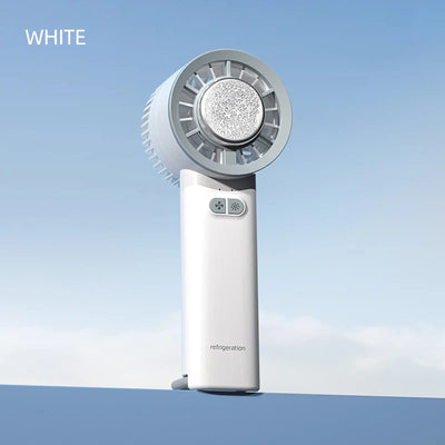 Portable Handheld Fan Mini USB Rechargeable Turbo Fan 3 Wind Speeds Adjustable Fan Small Personal Ice Cooling Electric Fan