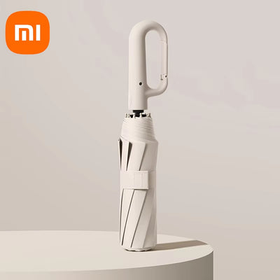 Xiaomi Windproof Umbrella Strong 107CM Reinforced Automatic Folding Umbrella Large Buckle Handle Wind Water Sun Resistant New