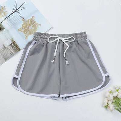 Fashion Summer Casual Shorts Woman Stretch Elastic Waist Booty Shorts Female Black White Loose Beach Sexy Shorts S-XXL