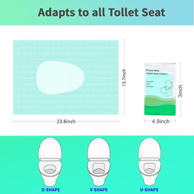 20Pcs Disposable Toilet Seat Covers, Toilet Seat Covers Disposable Travel Size 20Pcs Disposable Toilet Seat Covers, Gentle Toilet Seat Protectors for Home Bathroom Hotel Salon, Bathroom Accessories, Adults and Kids Room Accessories.