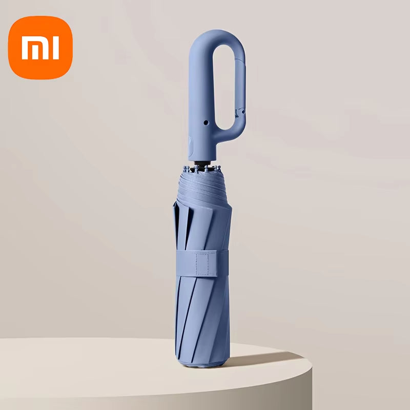 Xiaomi Windproof Umbrella Strong 107CM Reinforced Automatic Folding Umbrella Large Buckle Handle Wind Water Sun Resistant New