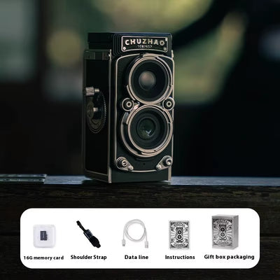 Mini CCD Shoot Cameras Dual Reflex Digital Camera Retro High-Definition Mini Camera Travel Portable Small Camer Customized CCD