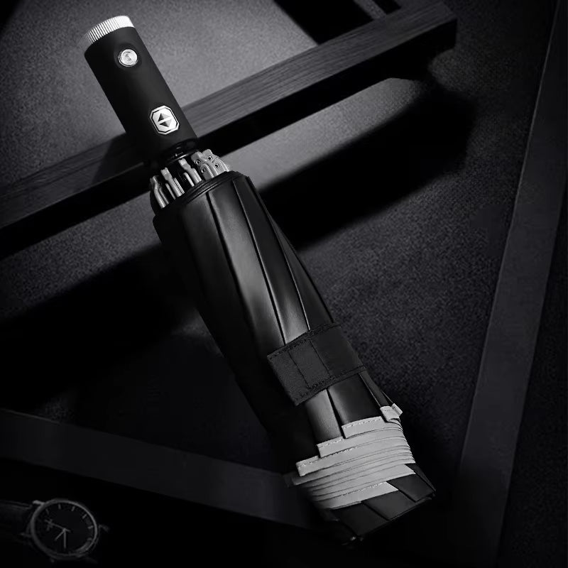Xiaomi Windproof Umbrella Strong 107CM Reinforced Automatic Folding Umbrella Large Buckle Handle Wind Water Sun Resistant New