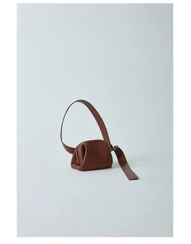 Luxury Ins New Pattern Retro Saddlewomen Messenger Bag Wide Shoulder Strap Chain Small Crossbody Bag PU Leather Luxury Designer
