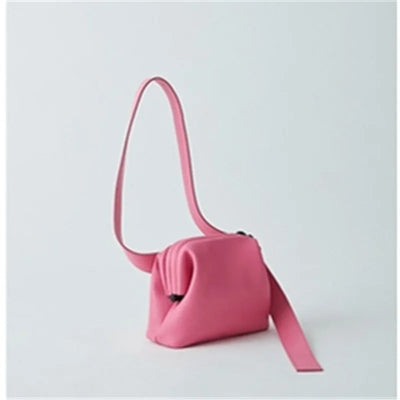Luxury Ins New Pattern Retro Saddlewomen Messenger Bag Wide Shoulder Strap Chain Small Crossbody Bag PU Leather Luxury Designer
