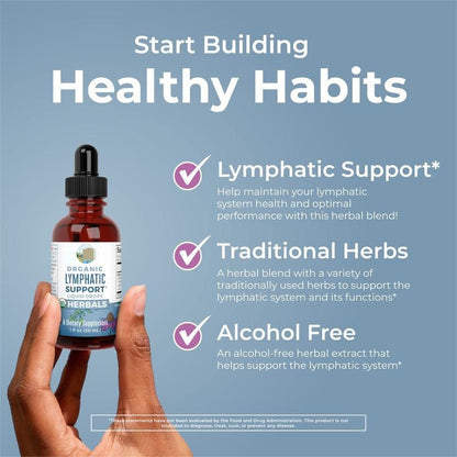 Lymphatic Support Cleansing Essence with Natural Herbs